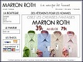 Détails Marion Roth - vêtements pour hommes, pulls, chemises, polos