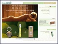 D�tails Caudalie - soins cosm�tiques anti-�ge � base de raisin et de vigne