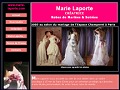 Dtails Marie Laporte - robes de maries et robes de soire sur mesure