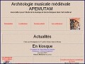 D�tails Arch�ologie musicale m�di�vale Apemutam
