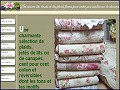 D�tails Couvrelit-Boutis.com - couvre-lits boutis, plaids et jet�s de lits