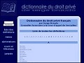Dtails Dictionnaire Juridique - dictionnaire du droit priv franais