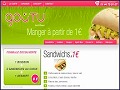 Dtails GOUTU - sandwichs  partir de 1 euro