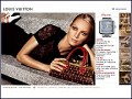 Dtails Vuitton.com - site de la marque Louis Vuitton, nouveau catalogue