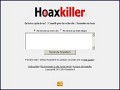 Dtails Hoaxkiller.com, moteur de recherche tueur de cyber-rumeurs