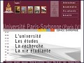 D�tails Universit� Paris IV Sorbonne