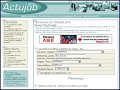 D�tails Actujob.com - offres d'emploi, stages, CV, espaces recruteurs et candidats