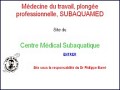 D�tails SubAquaMed - m�decine du travail, plong�e professionnelle