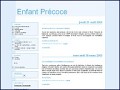 D�tails Enfant-pr�coce.com - information pour les parents d'un enfant pr�coce