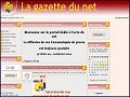 Dtails La Gazette du Net  revue d'informations sur la vie du net