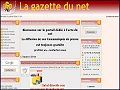D�tails La Gazette du Net � revue d'informations sur la vie du net