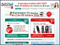 D�tails Debitel - forfaits mobiles GSM sans mobile, carte puce gratuite