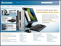 Dtails Lenovo France - vente ordinateurs portables ThinkPad IBM Lenovo 